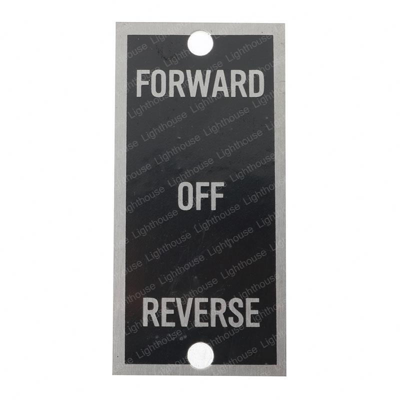 TAYLOR DUNN LABEL FORWARD/REVERSE SW>
