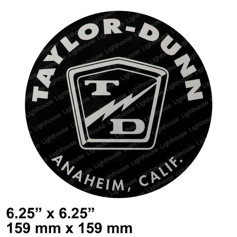 TAYLOR DUNN DECAL - T/D LOGO