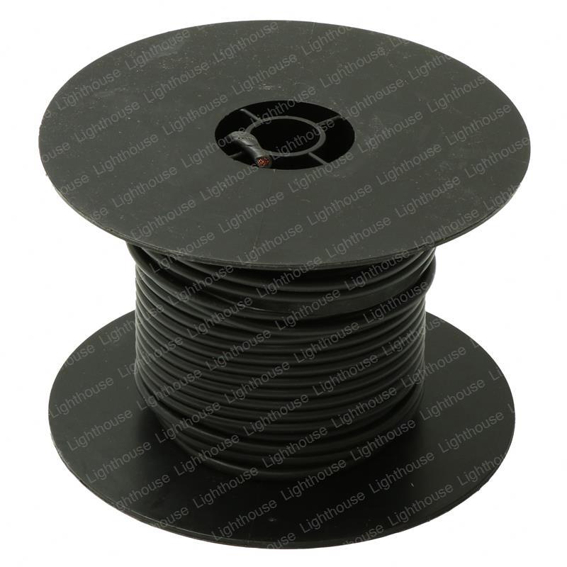 TAYLOR DUNN WIRE - 10 GA - GPT - BLACK - 100 FOOT REEL - TYPE