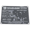 TAYLOR DUNN DECAL VEHICLE DATA