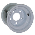 TAYLOR DUNN WHEEL - 8X7 5 HOLE SOLID 5H ON 4.5BOLT WHITE