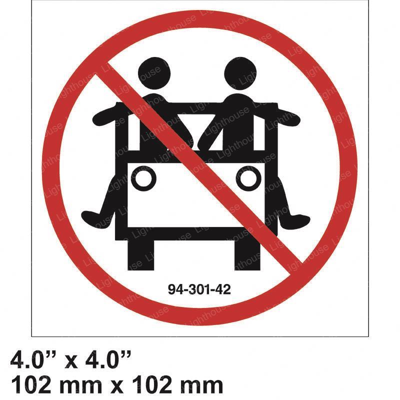 TAYLOR DUNN DECAL - ARMS/LEGS INSIDE 4 WH