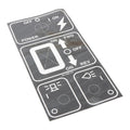 TAYLOR DUNN DECAL INSTRUMENT PANEL