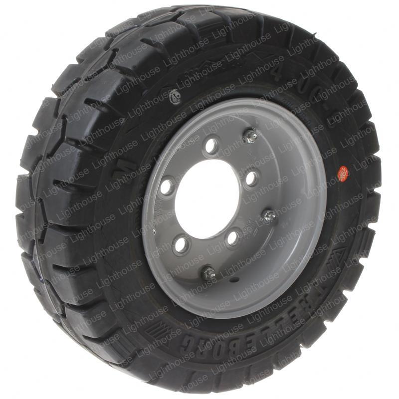 TAYLOR DUNN TIRE AND WHEEL ASSEMBLY 400X8 / 3.75