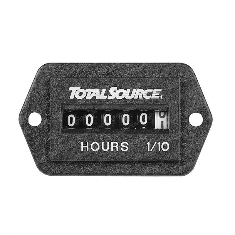 TAYLOR DUNN GAUGE-HOUR METER-10-80V-2 TERM HOLEOPENINGS 1 3/4