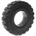 TAYLOR DUNN TIRE - 5.00-8X3.75 LUG TRACTION BLACK.MANTOTER