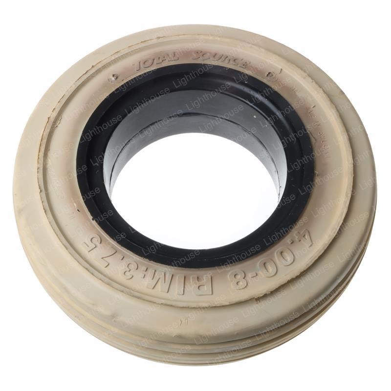 TAYLOR DUNN TIRE - 4.00X8X3.75 RIB NM SOLID PNEUMATIC