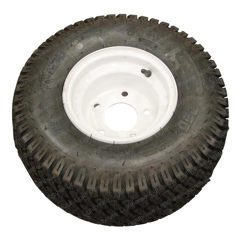 TAYLOR DUNN TIRE WHL 18.5X8.50X8 LRC 5H 5 HOLE WHITE RIM